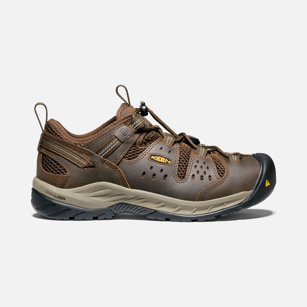 Keen Werkschoenen Heren Bruin - Atlanta Cool Ii Esd (Soft Toe) - 87635-UIQD